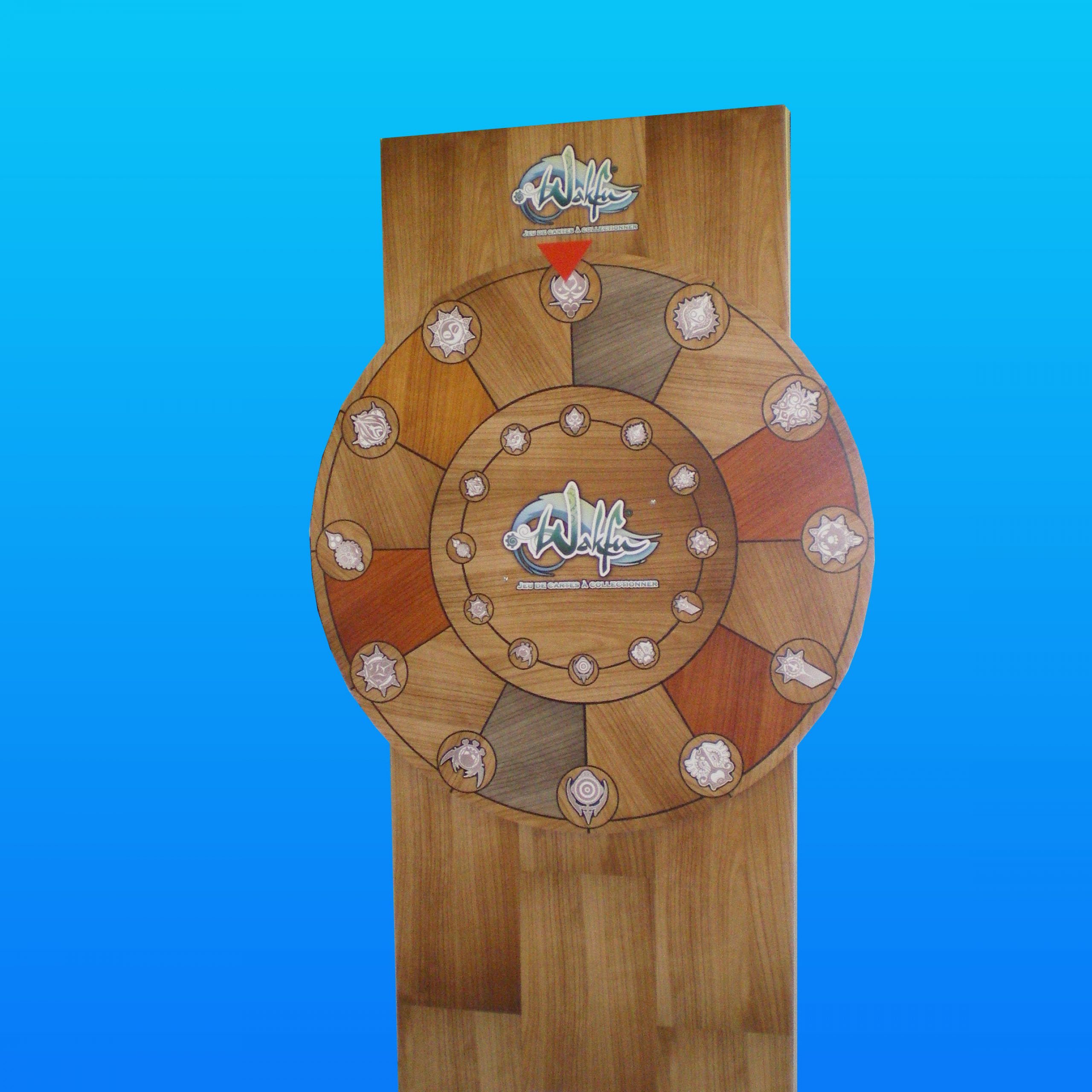 Fortune De Roue Roue De Jeu De Roulette Avec Sections Icône Plate